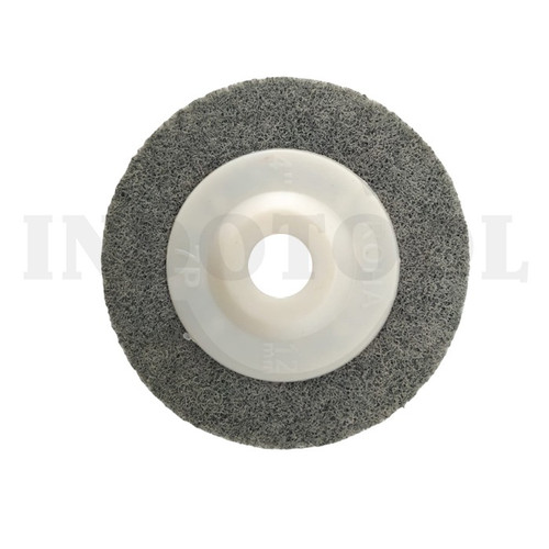 [EZM.5204749] SPON DOVE POLES / NON WOVEN WHEEL PAD, GREY 4” x 12 x 16 mm, #180 ROHA