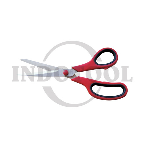 [EZM.5204599] STAINLESS STEEL SCISSORS WITH BI COLOR PLASTIC 200mm MAXPOWER
