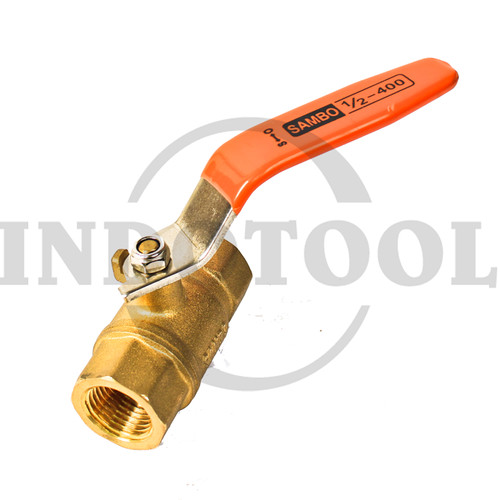 [EZM.5200803] STOP KERAN 1/2" / KRAN GAS AIR BRASS KUNINGAN / BRASS BALL VALVE SAMBO