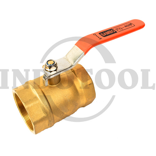 [EZM.5200794] STOP KERAN 2 1/2" / KRAN GAS AIR BRASS KUNINGAN-BRASS BALL VALVE SAMBO