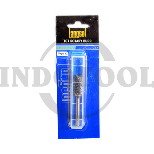 [EZM.5204948] TCT ROTARY BURR, TYPE C 6 x 12 x 25mm / MATA TUNER TYPE C LANGSOL