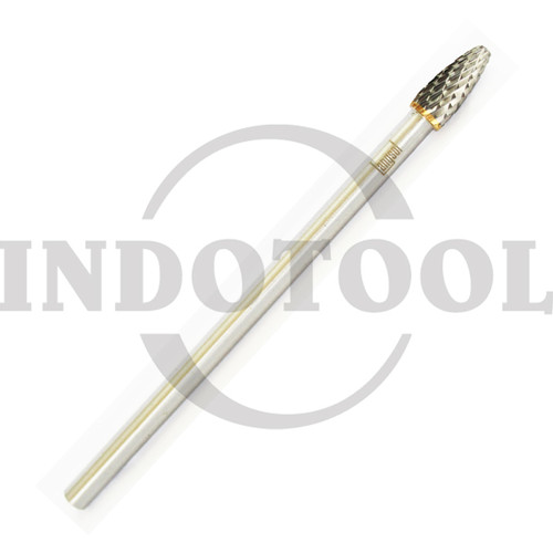 [EZM.5205005] TCT ROTARY BURR, TYPE F (Ex. LONG) 6 x 10 x 20mm LANGSOL