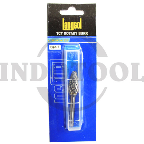 [EZM.5204982] TCT ROTARY BURR, TYPE F 6 x 6 x 18mm / MATA TUNER TYPE F LANGSOL