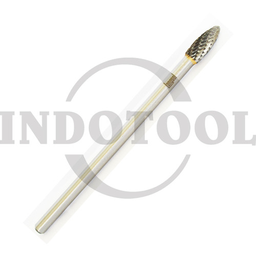 [EZM.5205004] TCT ROTARY BURR, TYPE H (Ex. LONG) 6 x 10 x 25mm LANGSOL