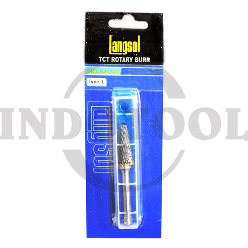[EZM.5204989] TCT ROTARY BURR, TYPE L 6 x 12 x 28mm / MATA TUNER TYPE L LANGSOL