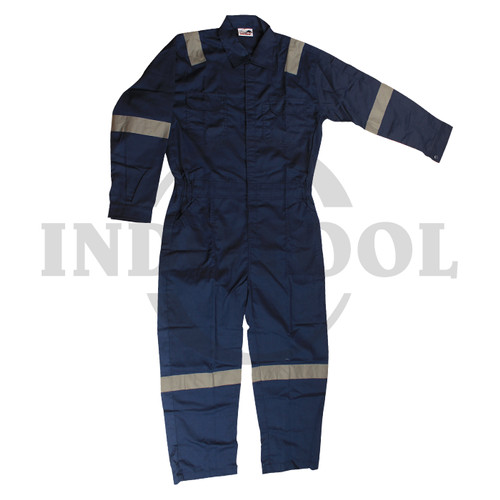[EZM.5201675] WEARPACK SAFETY / SETELAN BAJU CELANA KERJA NAVY / STEEL HORSE XL