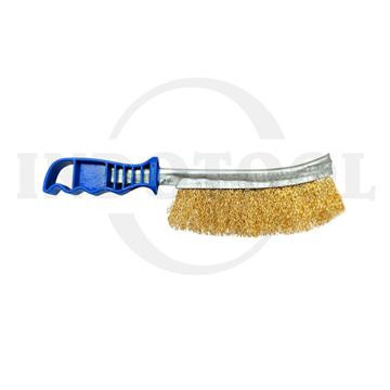 [EZM.5204504] WIRE BRUSH WITH PLASTIC HANDLE 32x140x240mm LANGSOL