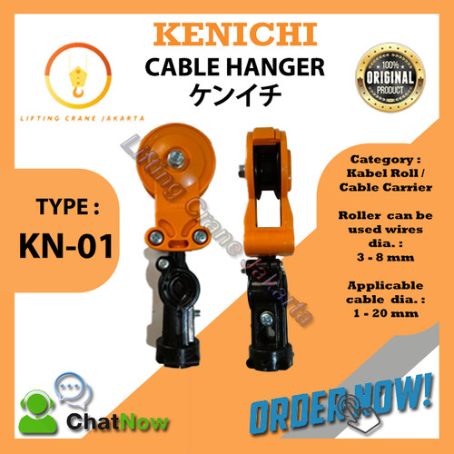 [EZO.1500042] Cable Hanger Cable Carrier Gantungan Kabel KN-01 JAPAN