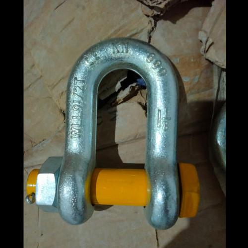 [EZO.1500047] Shackle D G2150 cap 9.5 Ton - 1 1/8" Segel Dee Bolt