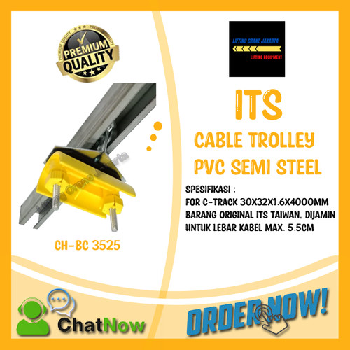[EZO.1500104] Cable Trolley PVC Semi Steel for Hoist Crane ITS