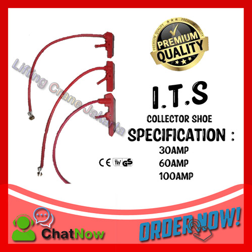 [EZO.1500212] Collector Shoe 60Ampere For Crane Hoist ITS Accesories CHS-3060