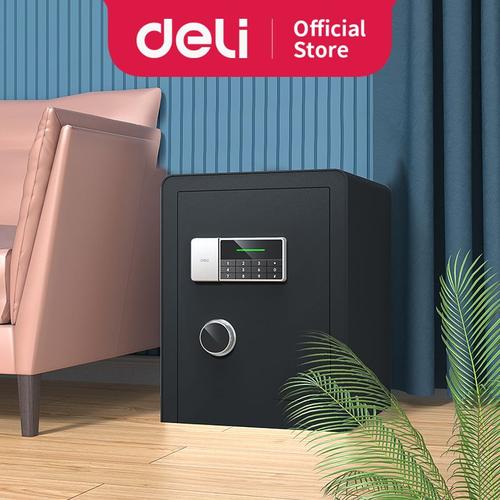 [EZO.7300060] Deli Brankas Besi Digital Safe Box Double Unlocking  38x32x45 ET551