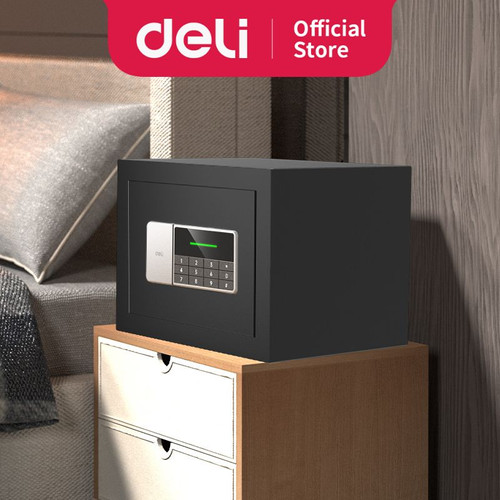 [EZO.7300061] Deli Brankas Besi Digital Safe Box Double Unlocking 35x25x25 ET550