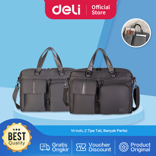 [EZO.7300062] Deli Tas Laptop / Tas Kerja Kantor Selempang BG106