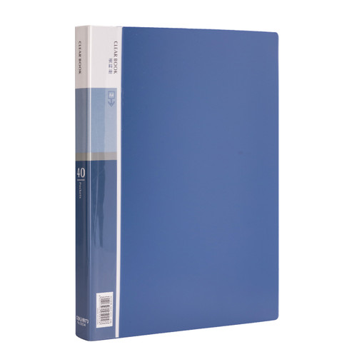 [EZO.7300079] Deli Display Book / Map Clear Holder Document Keeper A4 40 Pocket 5004