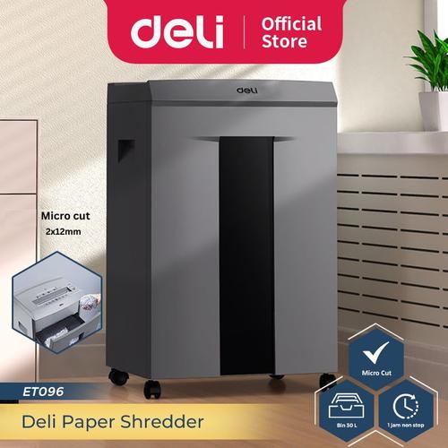 [EZO.7300115] Deli Mesin Penghancur Kertas 30 L 16 Lembar 60 Menit ET096