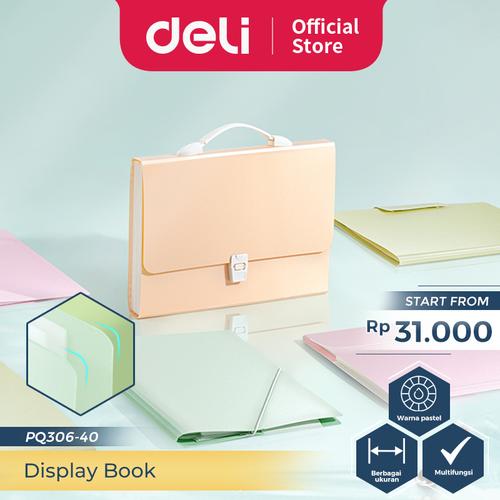 [EZO.7300127] Deli Display Book / Map Clear Holder A4 40 60 Slot PQ306