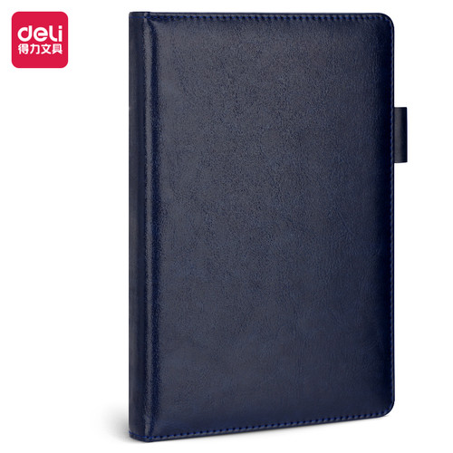 [EZO.7300151] Deli Leather Notebook Buku Catatan Sampul Kulit A5 180 Lembar 22298