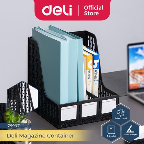 [EZO.7300160] Deli File Tray Rak Box File Tempat Dokumen 3 Sekat 78997