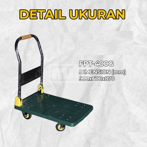 [EZO.5100025] Trolley Barang / troli plastik 400 kg