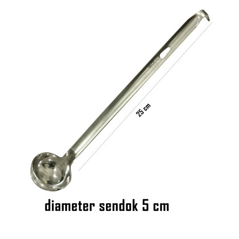 [EZO.5100056] sendok soup 30 cc / ladle stainless / centong sayur