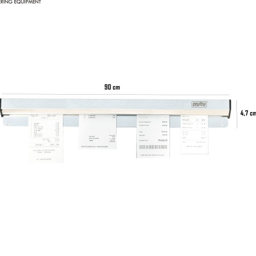 [EZO.5100063] aliminium Bill holder / penjepit kertas menu 90 cm PBH-900A
