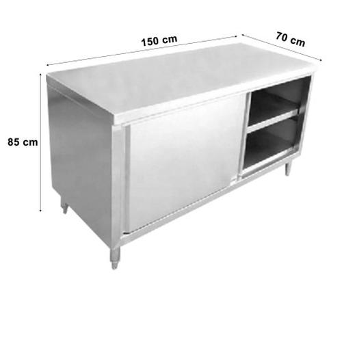 [EZO.5100272] Lemari dapur 150 cm / lemari 2 susun / lemari stainless WTE-15SD