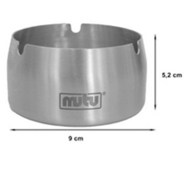 [EZO.5100081] asbak bulat | asbak stainless RA-90