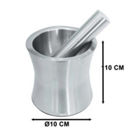 [EZO.5100288] cobek stainless | tumbukan mini stainless MI-100A