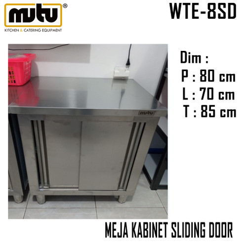 [EZO.5100096] Meja kabinet 80 cm | Lemari stainless dapur | lemari dapur