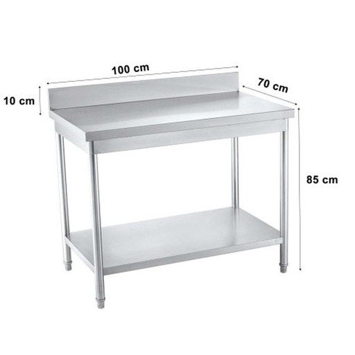[EZO.5100109] work table stainless RWT-10EC
