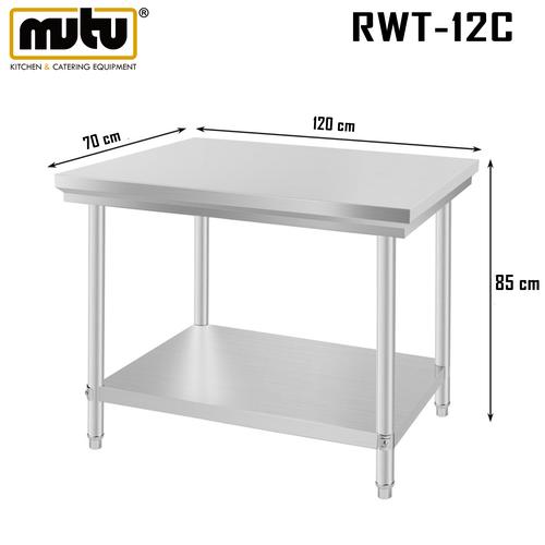 [EZO.5100299] worktable stainless/ meja makan/meja kerja RWT-12C