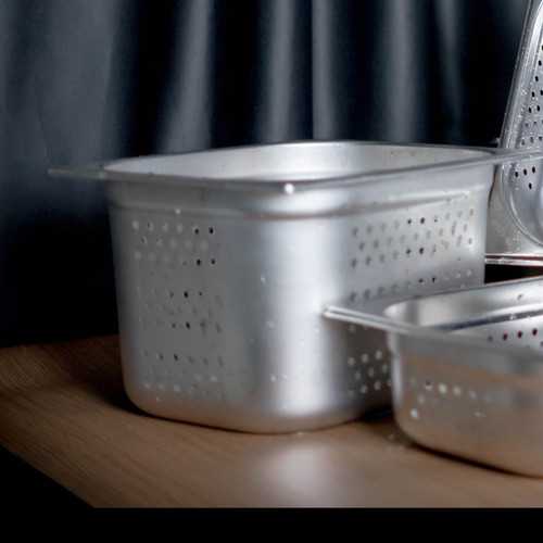 [EZO.5100230] tirisan sayur/perforated food pan Mutu PAN-12150P