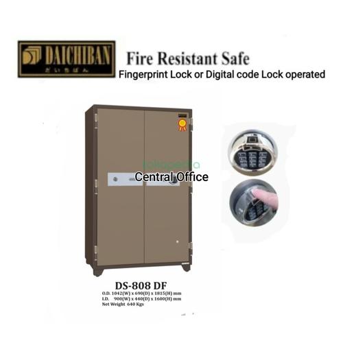 [EZO.7400082] Brankas Tahan api Fingerprint Daichiban DS 808-DF free ongkir jakarta