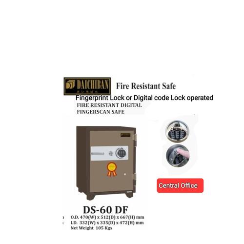 [EZO.7400089] Brankas Tahan api Fingerprint Daichiban 60 -DF free ongkir jakarta