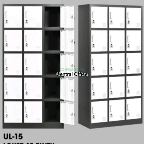 [EZO.7400094] Locker Besi 15 pintu Uno UL-015 promo free ongkir wilayah jatadebek