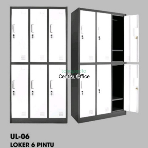 [EZO.7400097] Locker Besi 6 pintu Uno UL-06  promo free ongkir wilayah jatadebek
