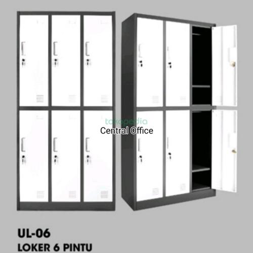 [EZO.7400097] Locker Besi 6 pintu Uno UL-06  promo free ongkir wilayah jatadebek