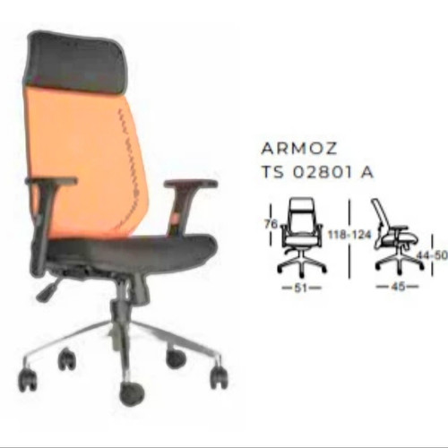 [EZO.7400135] Kursi kantor Chairman Armoz TS-02801A free ongkir Wilayah Jatadebek