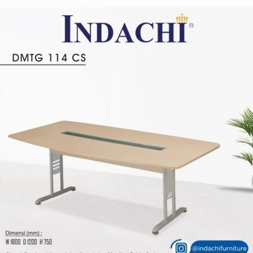 [EZO.7400145] Meja meeting rapat Indachi DMTG uk 180/240 cm free ongkir Jatabek