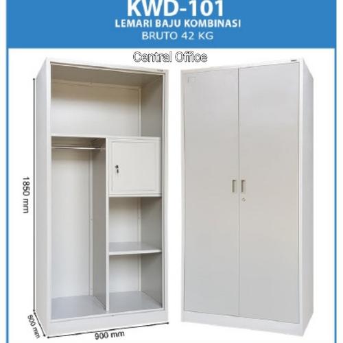[EZO.7400209] Lemari besi/lemari pakaian Kozure type KWD 101.free ongkir jak-Tang