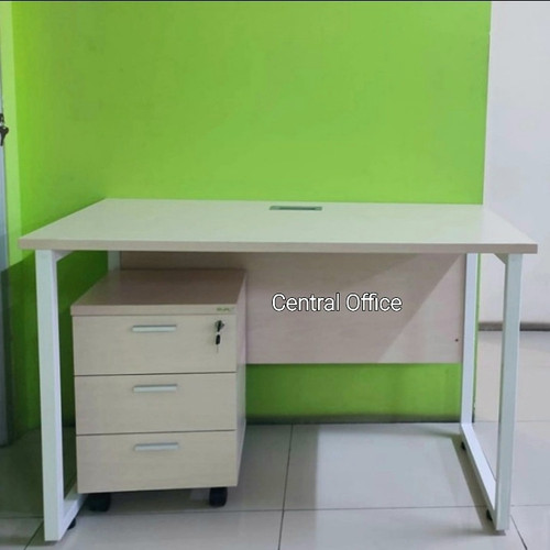 [EZO.7400253] Meja kantor Kaki Besi Euro uk-120 cm free ongkir wilayah jak-Tang