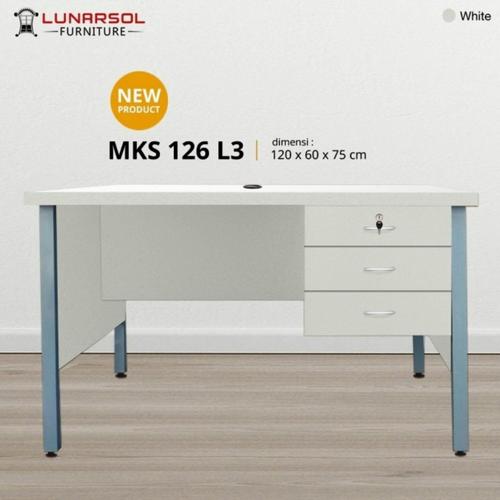 [EZO.7400281] Meja kantor kerja lunarsol MK 126 uk-120 free ongkir jatadebek