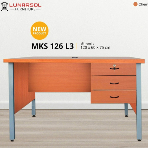 [EZO.7400283] Meja kantor kerja lunarsol uk-120 free ongkir jatadebek