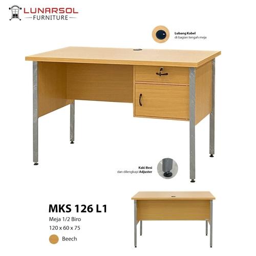 [EZO.7400283] Meja kantor kerja lunarsol uk-120 free ongkir jatadebek