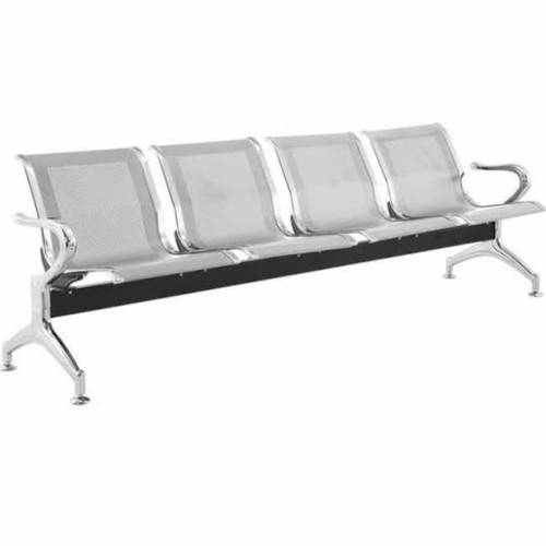 [EZO.7400308] kursi tunggu 4 seater lunarsol silver free ongkir jatabek