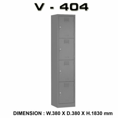 [EZO.7400314] Locker/loker besi Vip 404 pintu free ongkir wilayah jatang