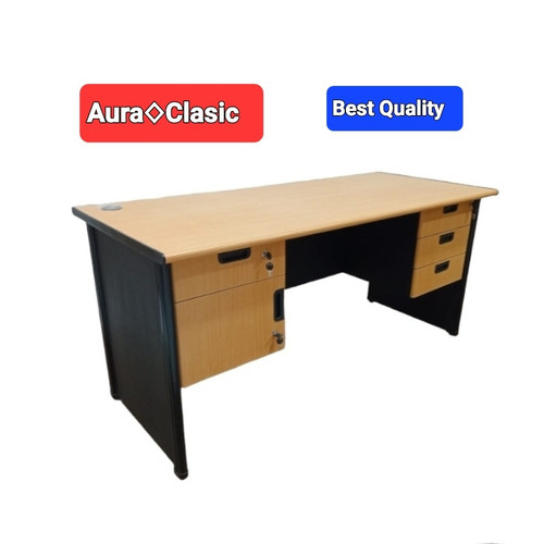 [EZO.7400349] Meja kantor 1 biro Aura clasic uk-150cm free ongkir wilayah Jaktang