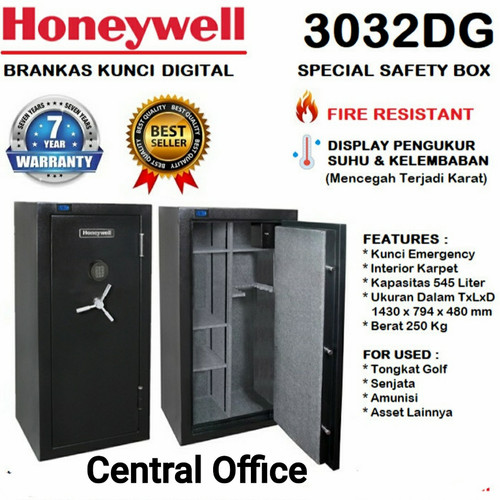Brankas Honeywell khusus senjata 3032DG free ongkir Dki Jakarta