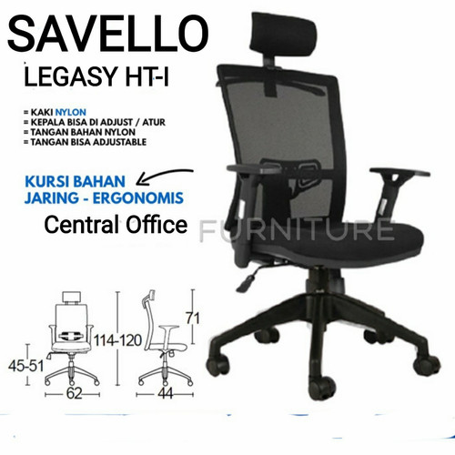 [EZO.7400370] Kursi kantor Savello Legacy HT-I free ongkir jatadebek